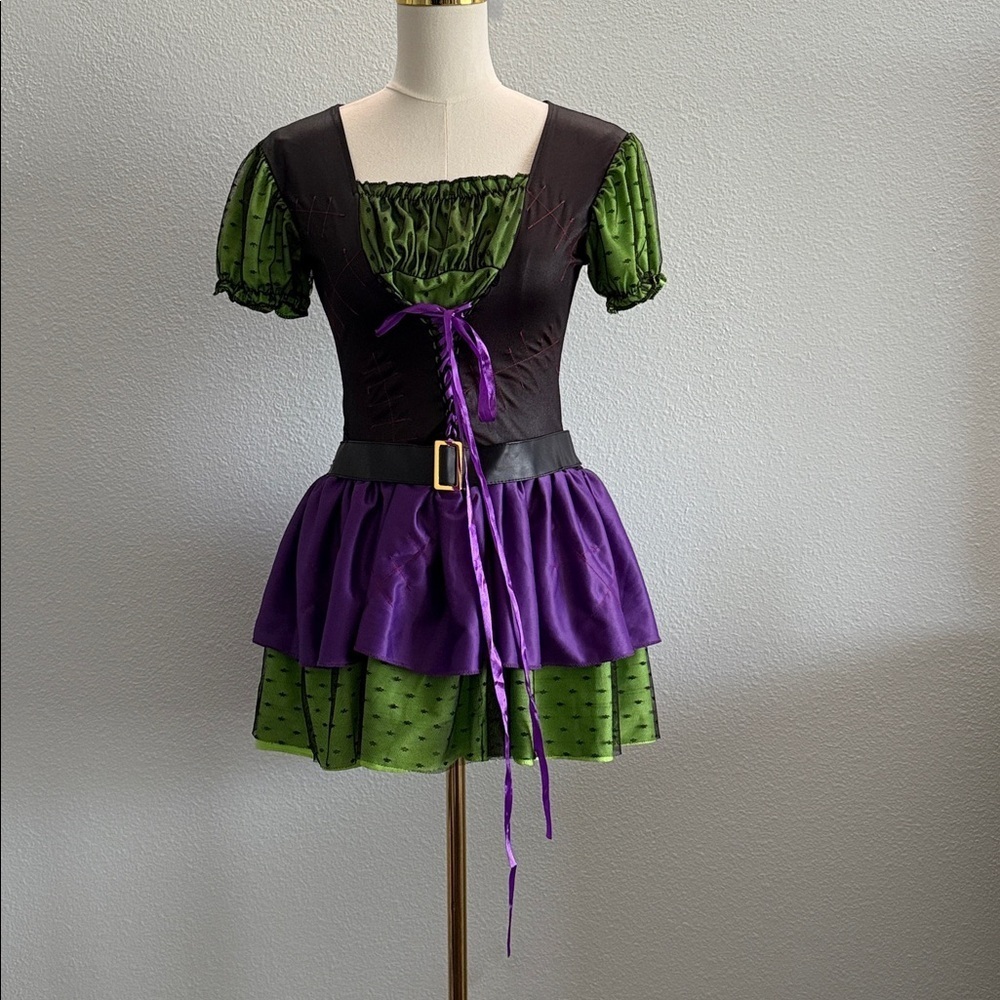 Leg Avenue Hocus Pocus Witch Costume Teen Junior Size M/L Dress